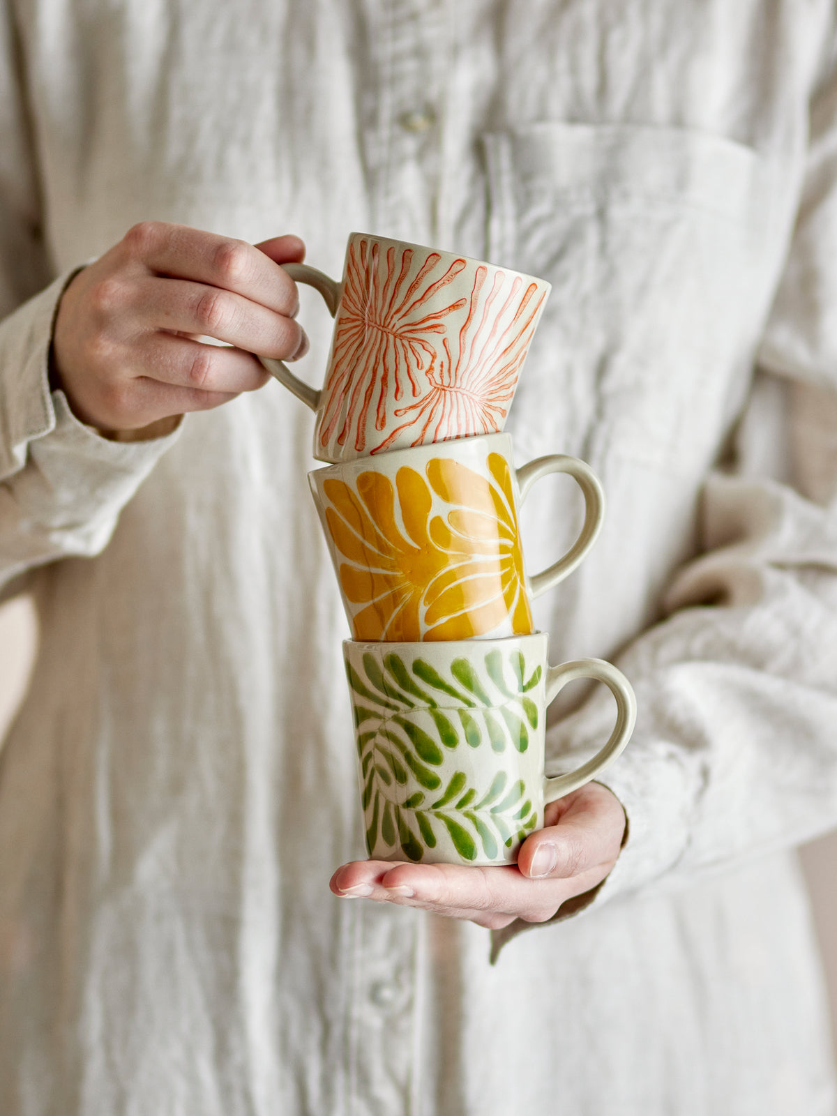 Puodelių rinkinys „Fauni“